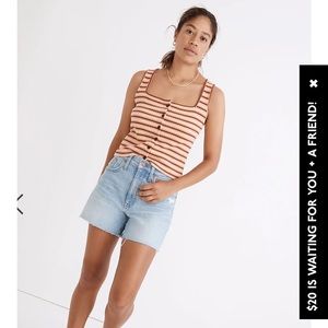 Madewell High-rise Denim Shorts, Littleton wash